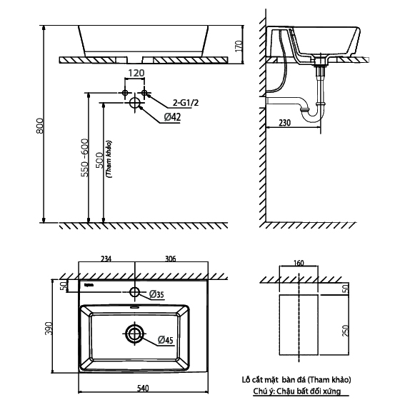 Chậu dương bàn V22 - BST SAPA