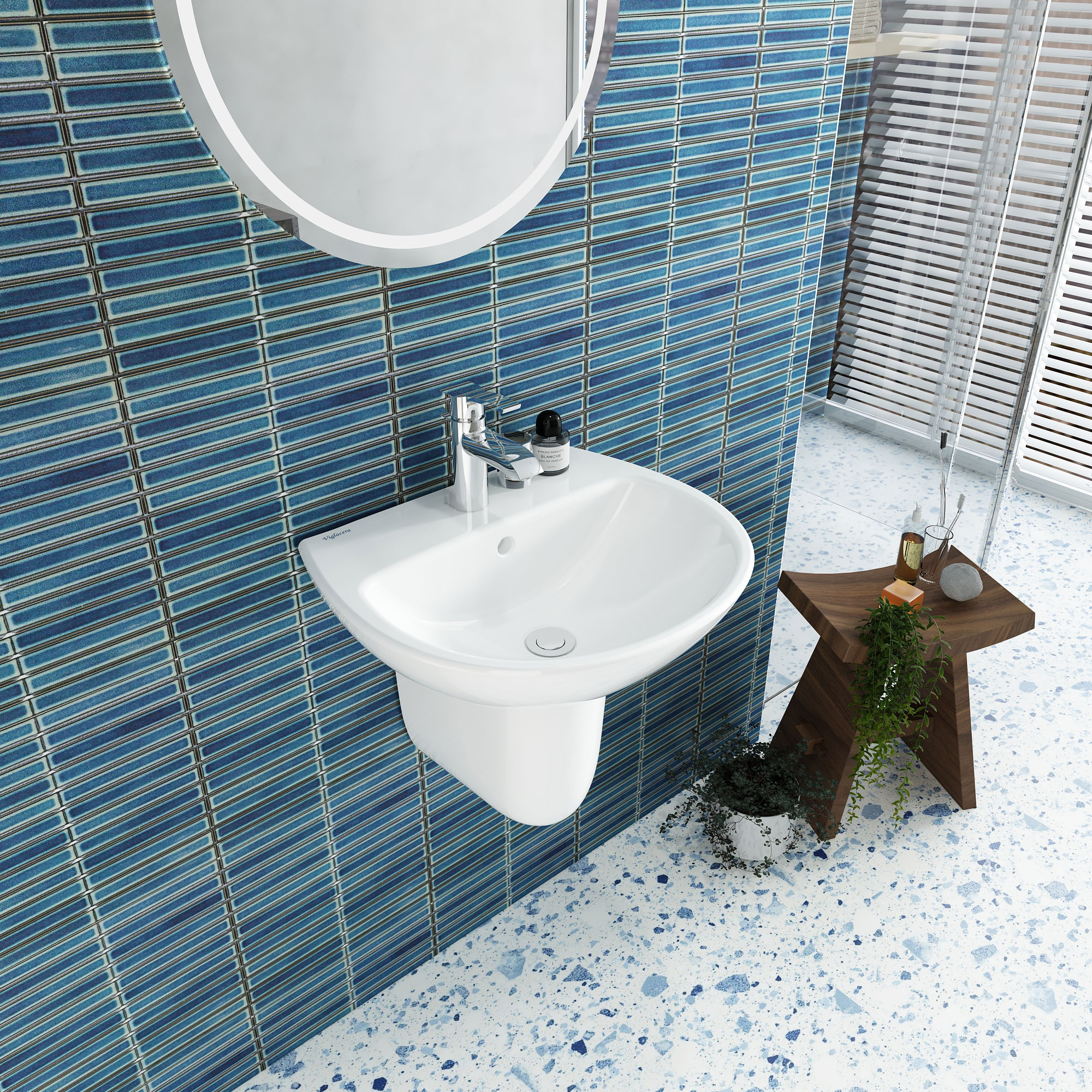 Chậu chân treo tường V36
