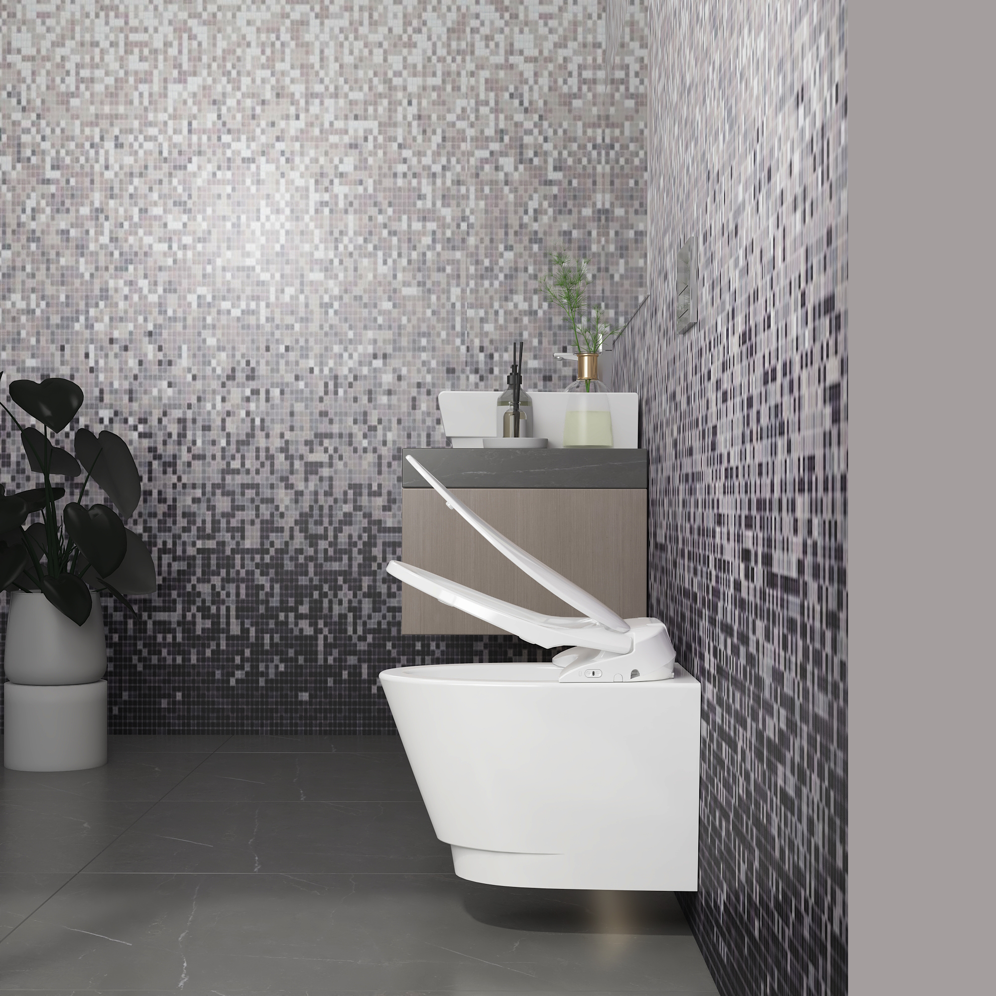 Bàn cầu treo tường V909D - BST SAPA