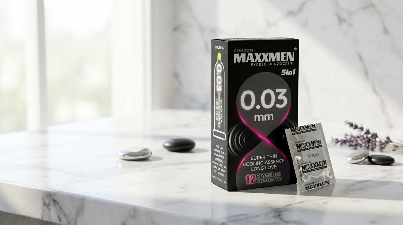 Bao cao su Maxxmen 0.03 12s hương bạc hà