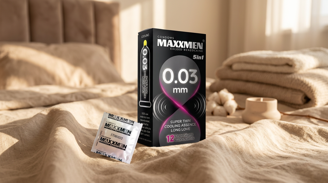 Bao cao su Maxxmen 0.03 12s hương bạc hà
