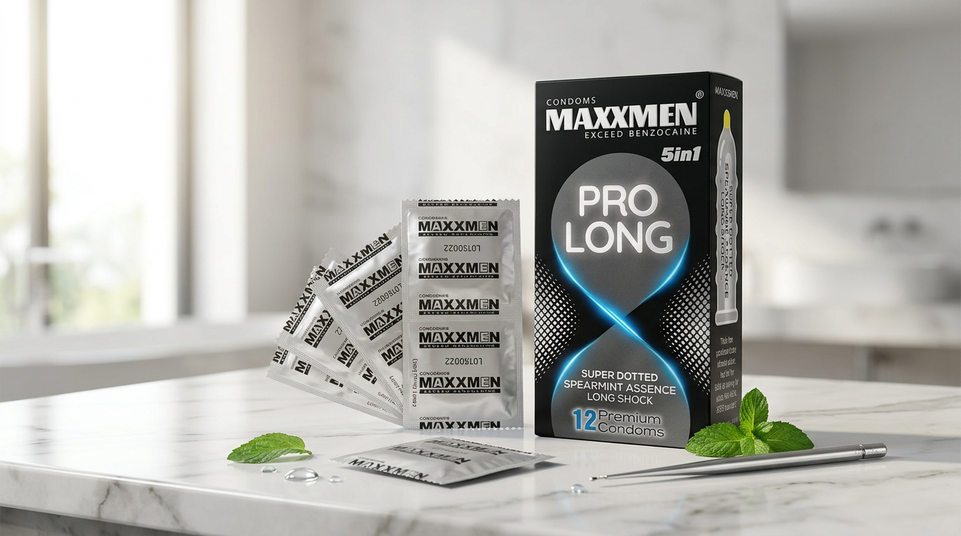 Bao cao su Maxxmen Prolong 5in1 12s