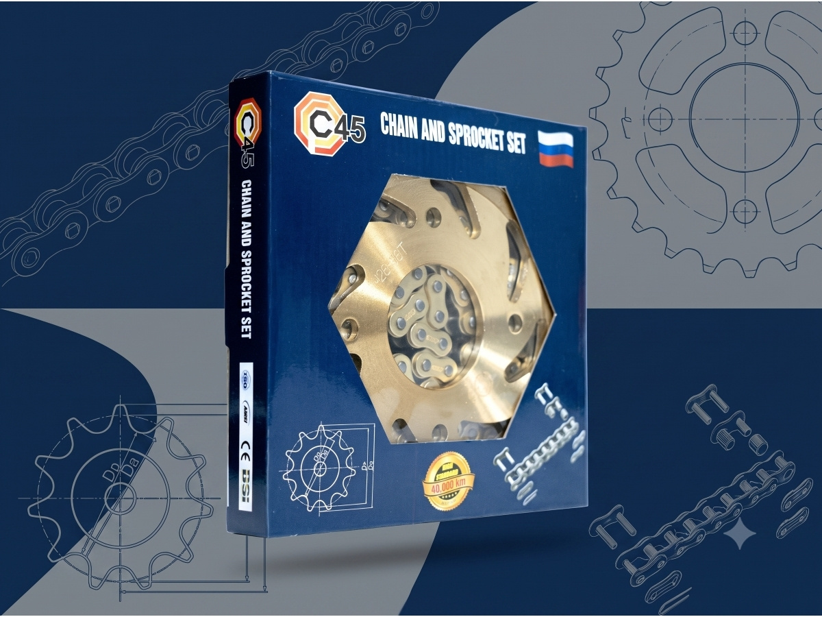 Bộ nhông xích C45