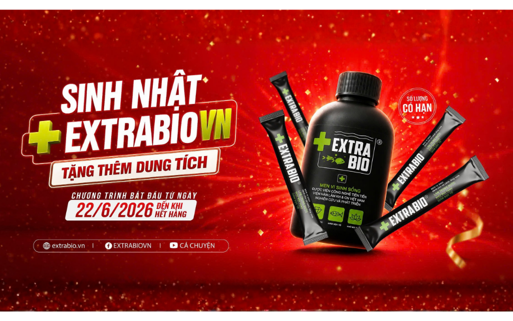 Mừng sinh nhật EXTRABIOVN – Mua là có quà!