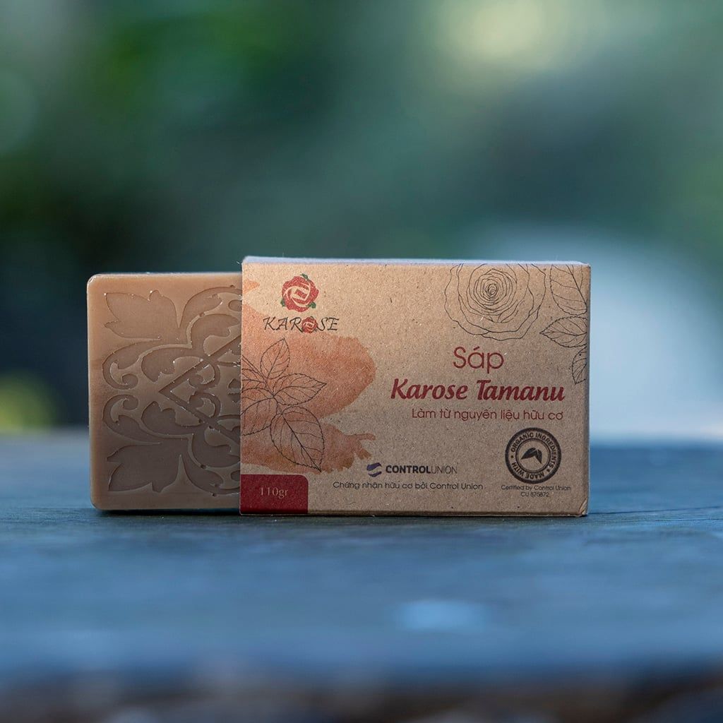 Karose - Sáp tắm hoa hồng Tamanu 110Gr