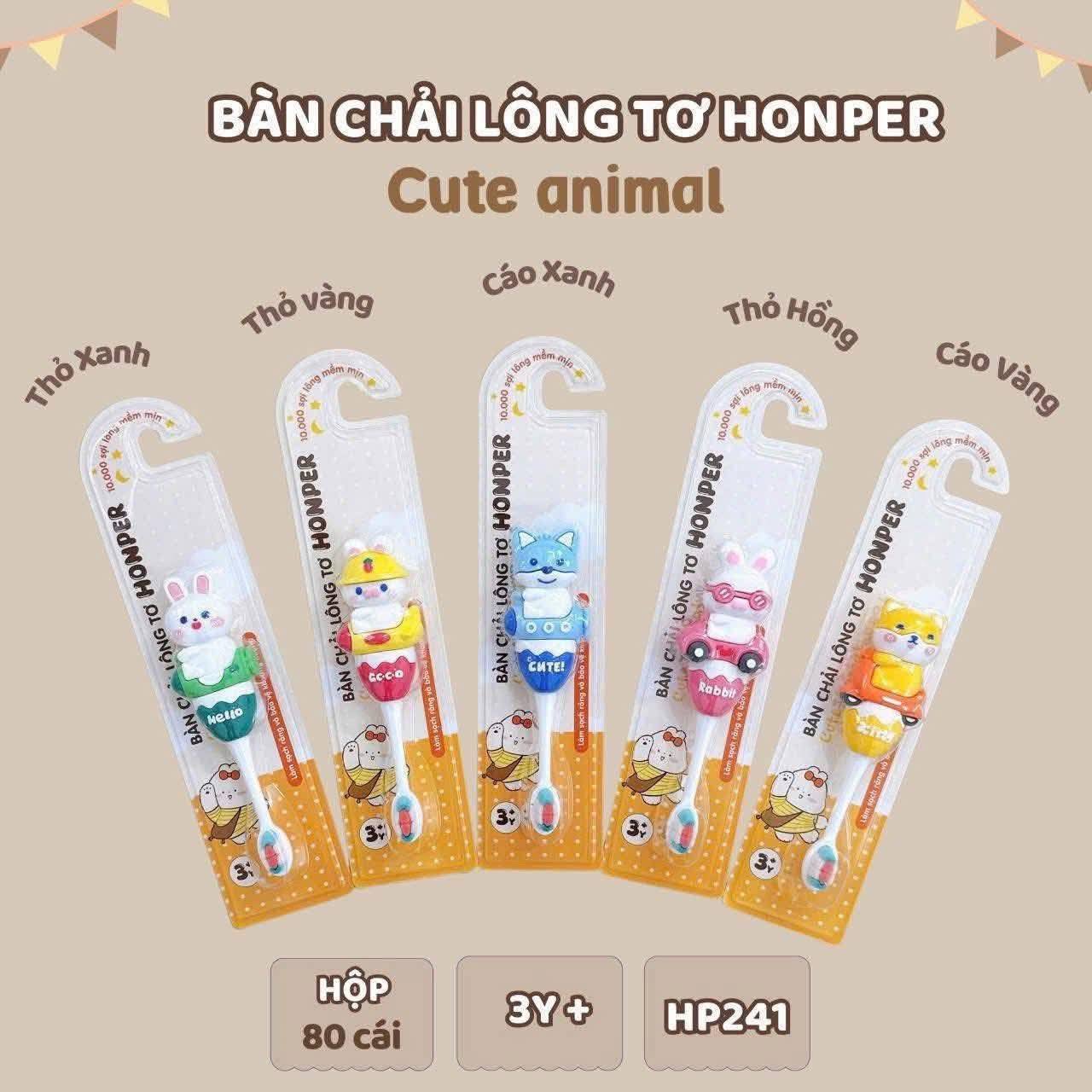 Bàn chải lông tơ Honper Brush Tooth HP241