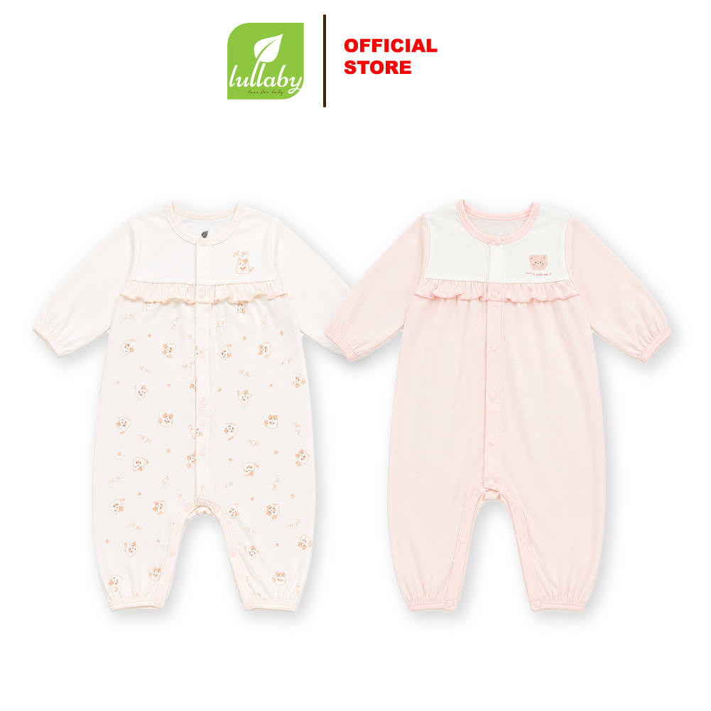 Sleepsuit BG Lullaby Hồng cam 3-12M NH731C