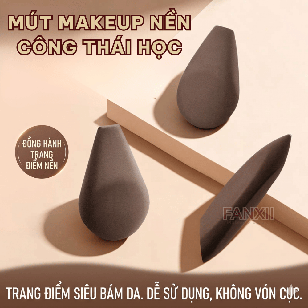Mút Hình Bút và Trứng Dẹt - Mút Trứng Makeup Nền