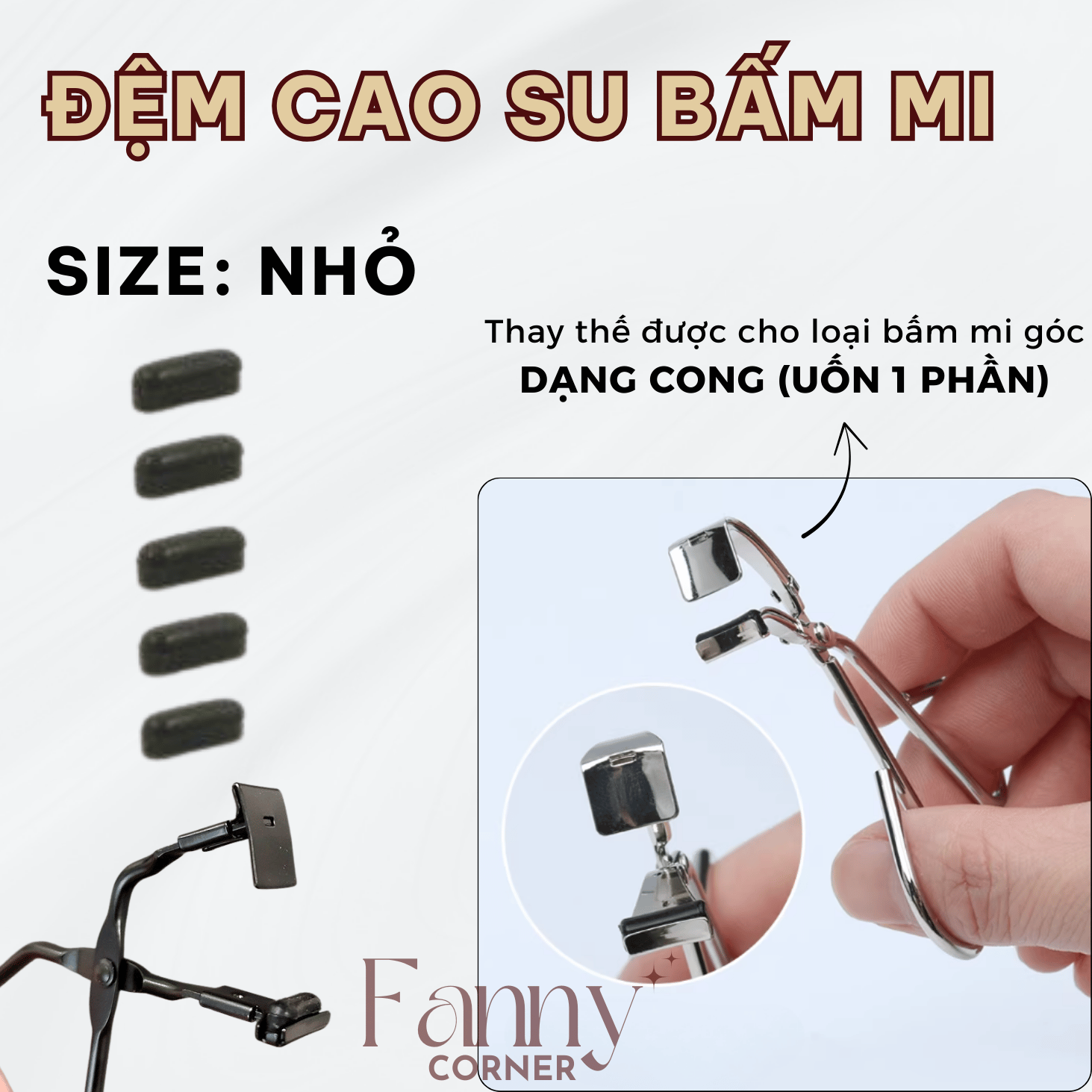 Đệm Cao Su TT Bấm Mi