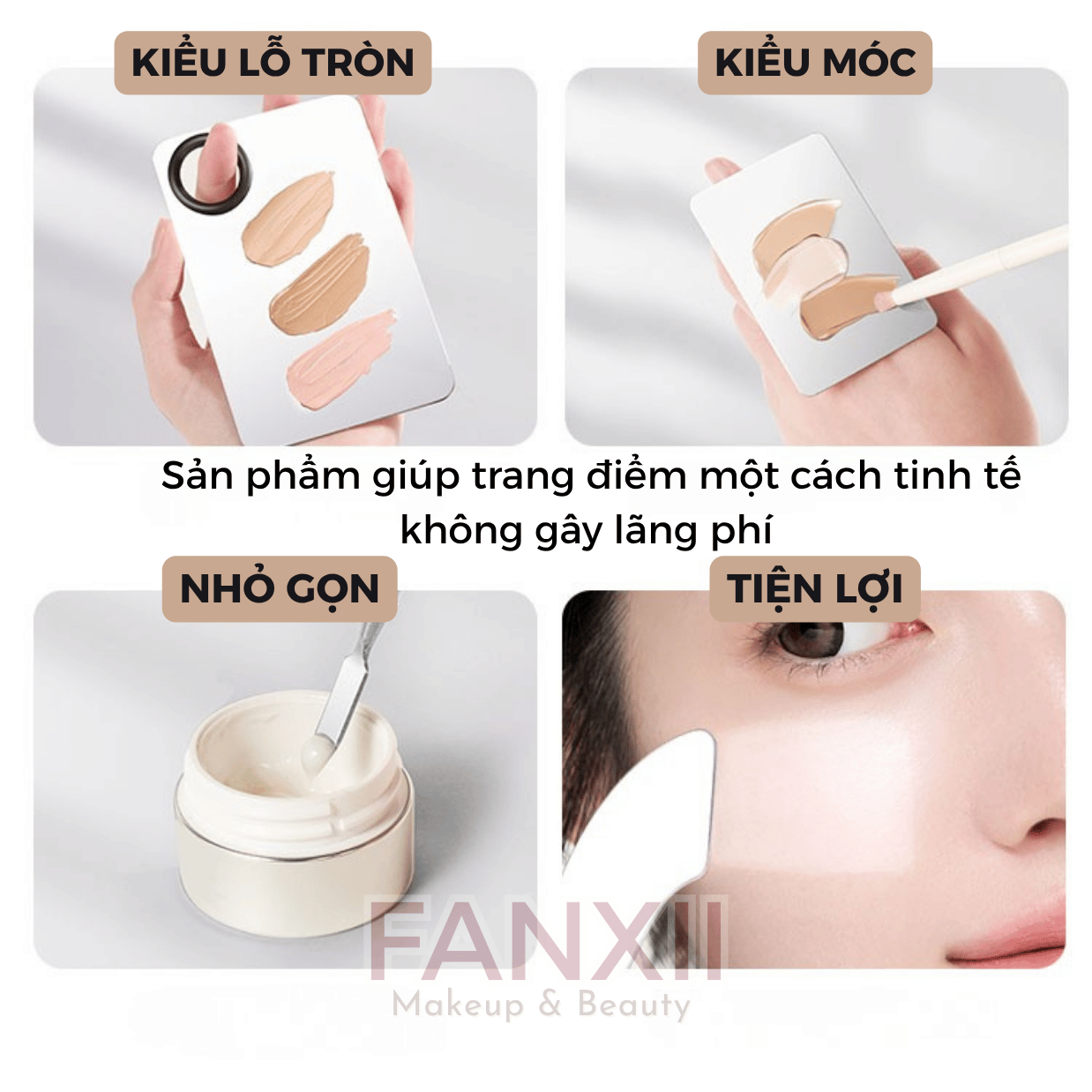 Bộ Bảng Pha Trộn Nền Khay Pha Nền