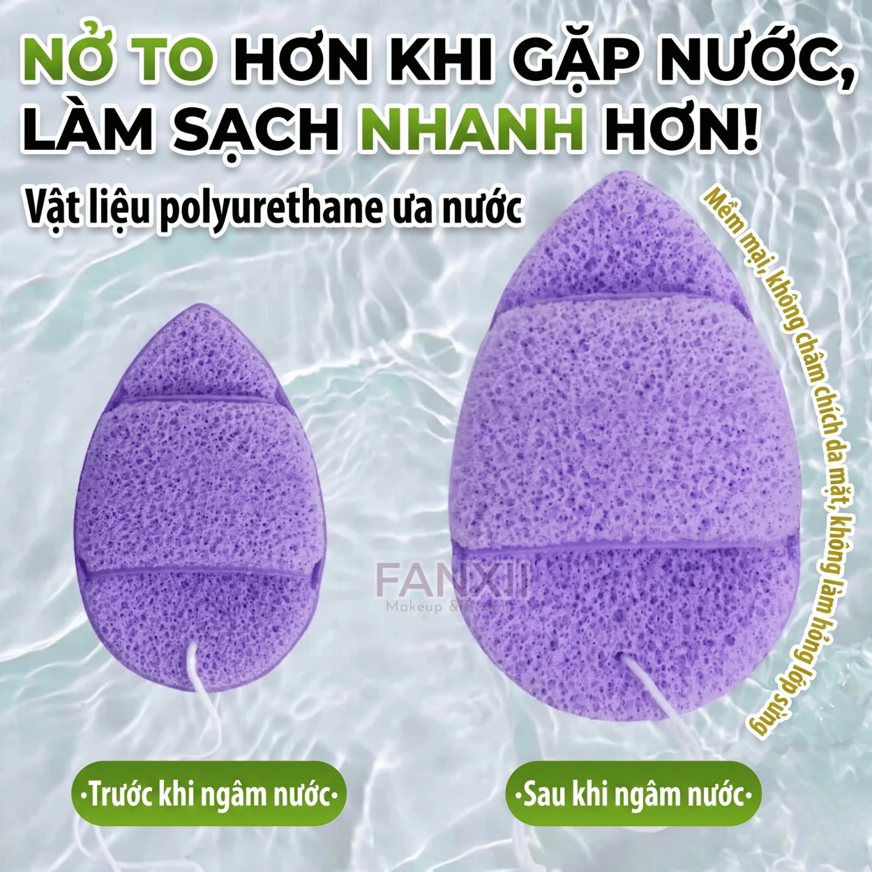 Bọt Biển Mút Rửa Mặt