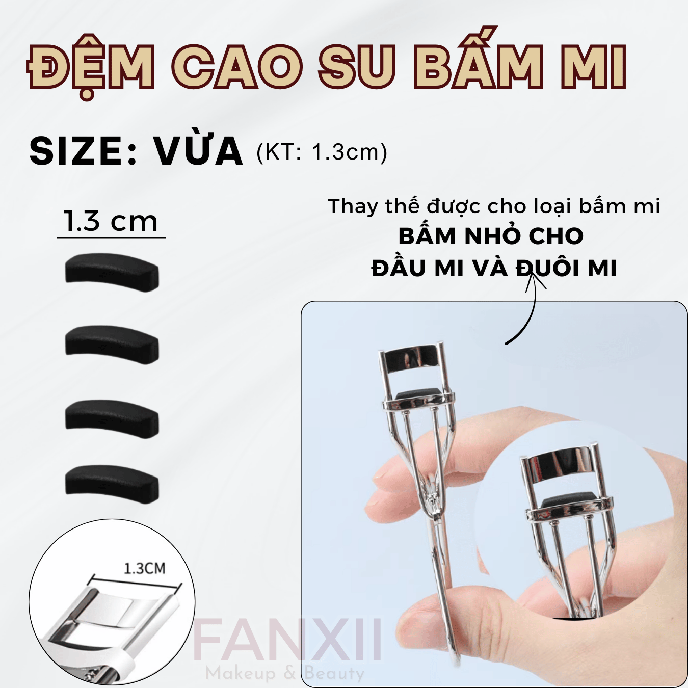 Đệm Cao Su TT Bấm Mi