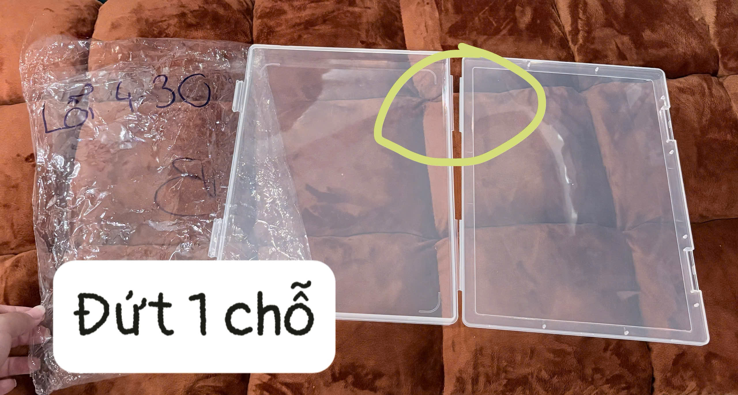 HỘP NHỰA - SẢN PHẨM LỖI