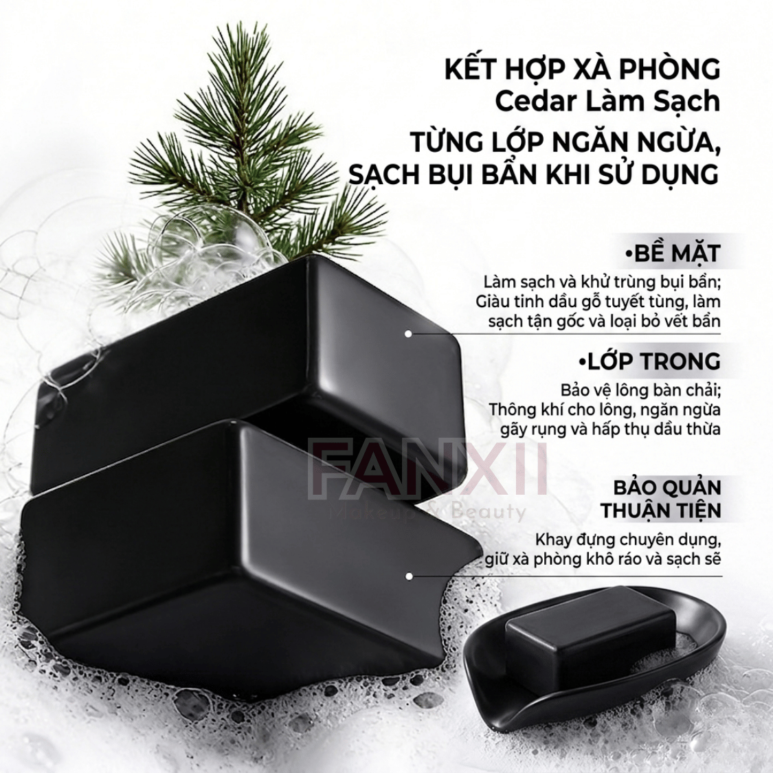 Hộp Vệ Sinh Cọ Mút 2in1 (Có chậu giặt và xà bông)