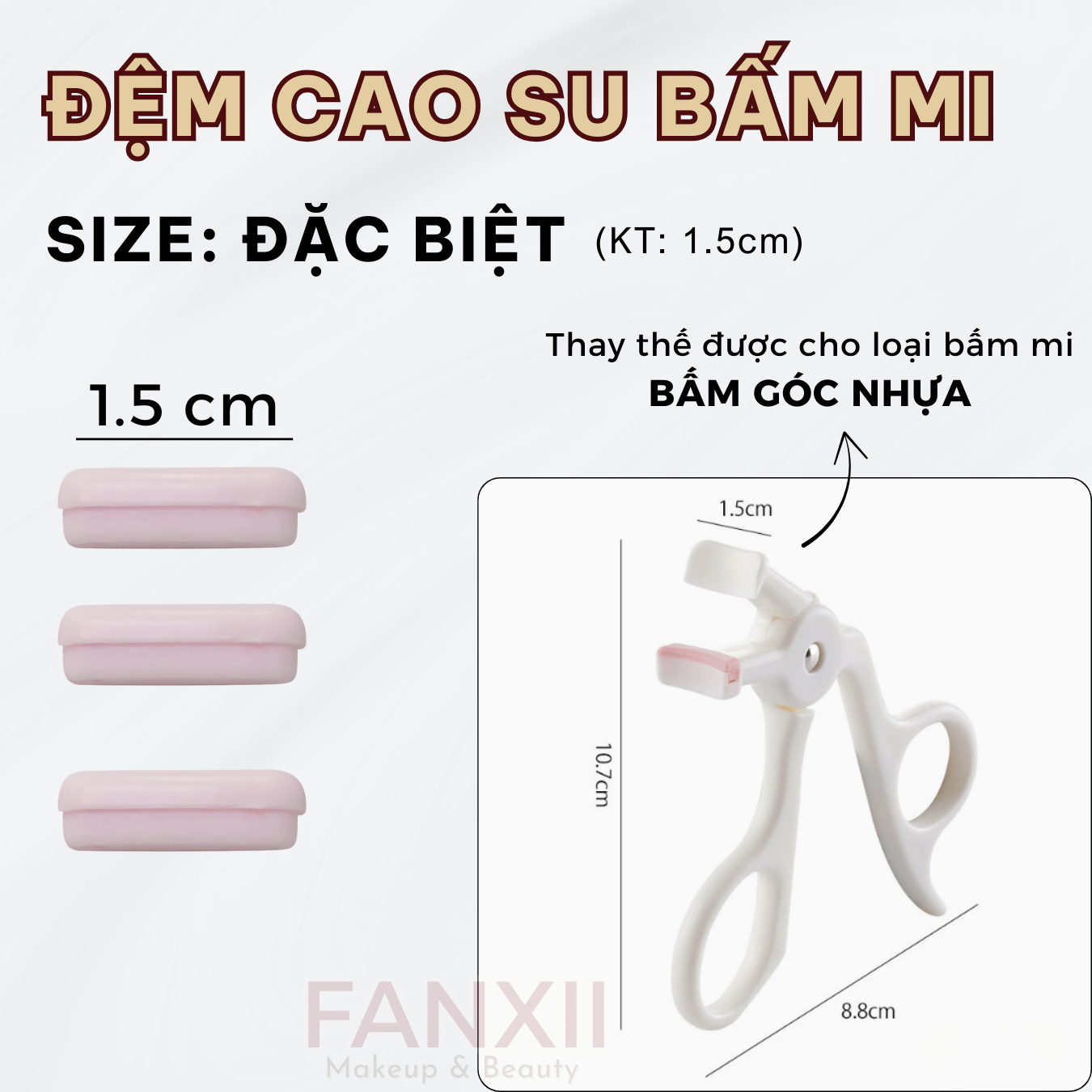 Đệm Cao Su TT Bấm Mi