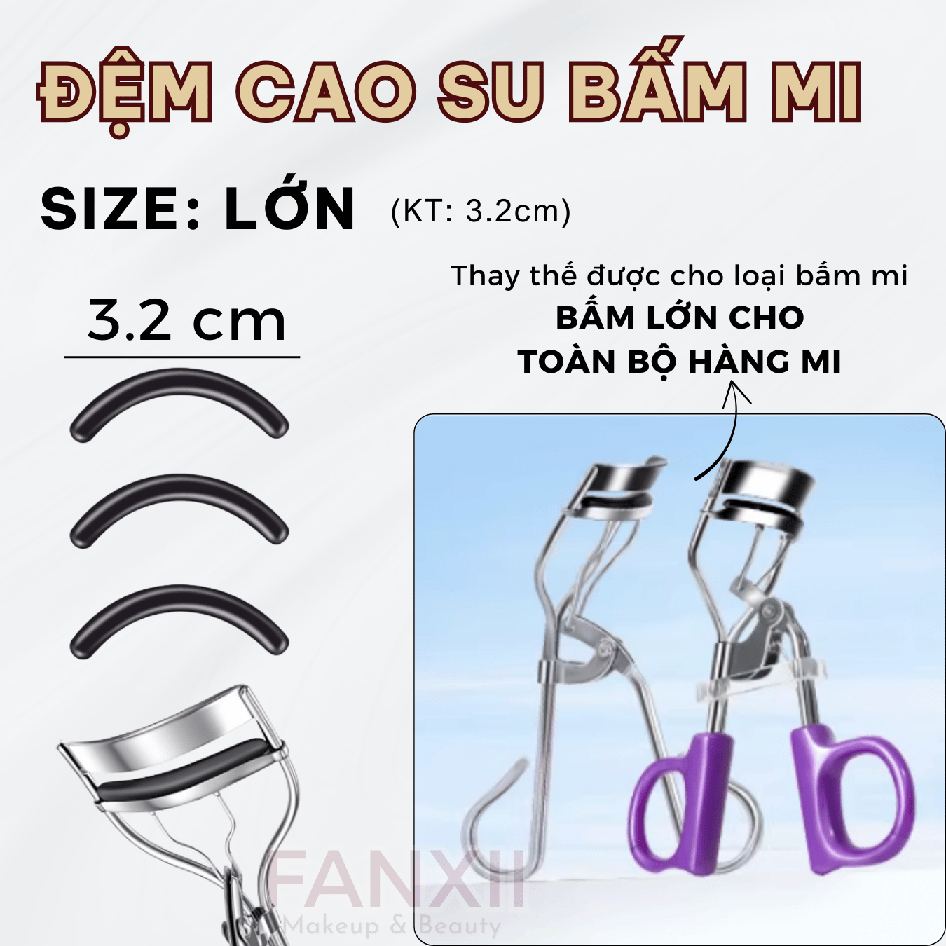 Đệm Cao Su TT Bấm Mi