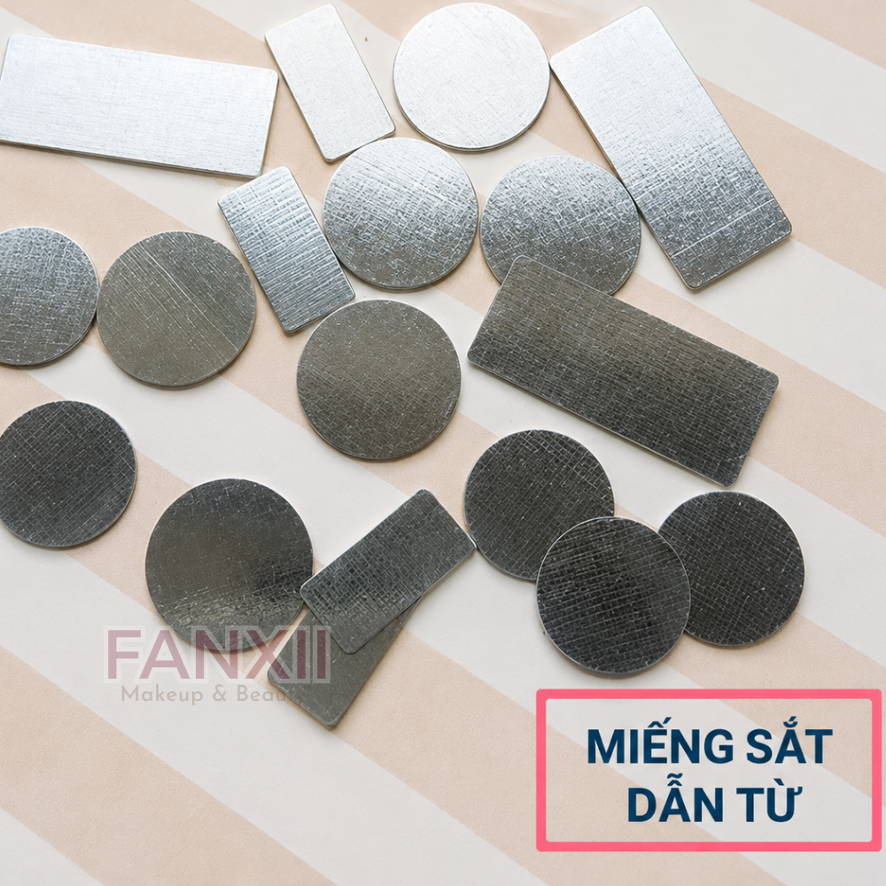 Miếng Sắt Dẫn Từ Mỏng 0.3mm DIY nam châm - nhiều size