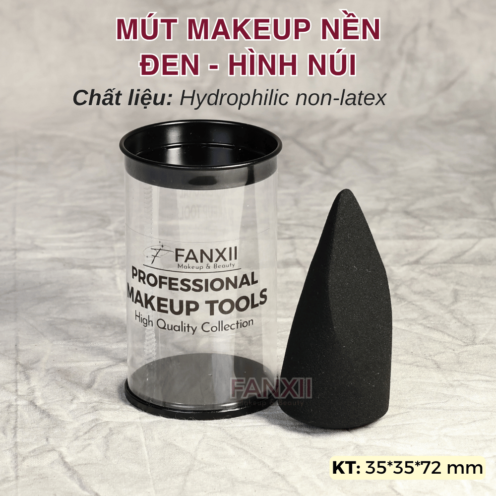 Mút Hình Núi - Mút Trứng Vát Nhọn Đầu Makeup Nền
