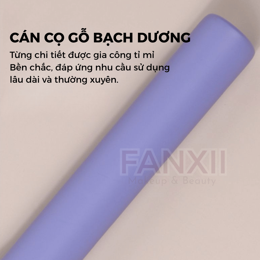 TÍM PASTEL - Bộ 7 cọ trang điểm Flower Fairy