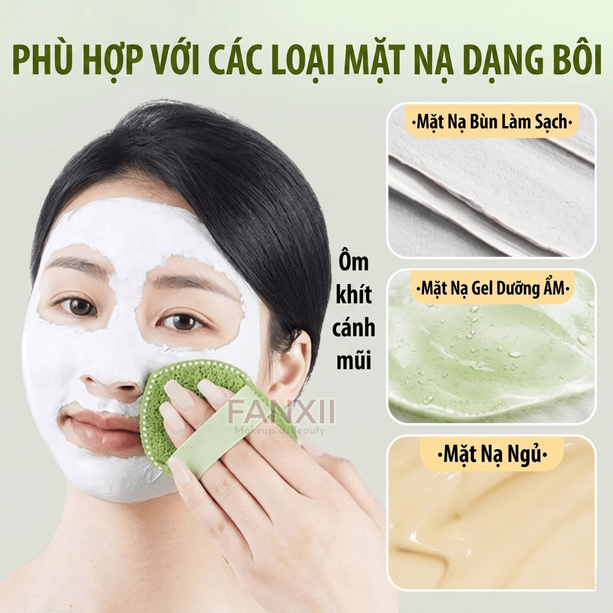 Bọt Biển Mút Rửa Mặt