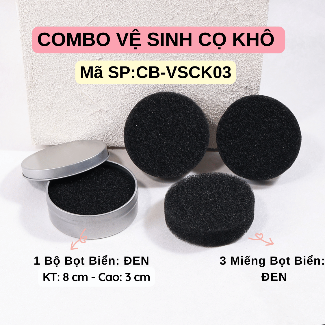 VSCK03(N) - Combo VS Cọ Khô