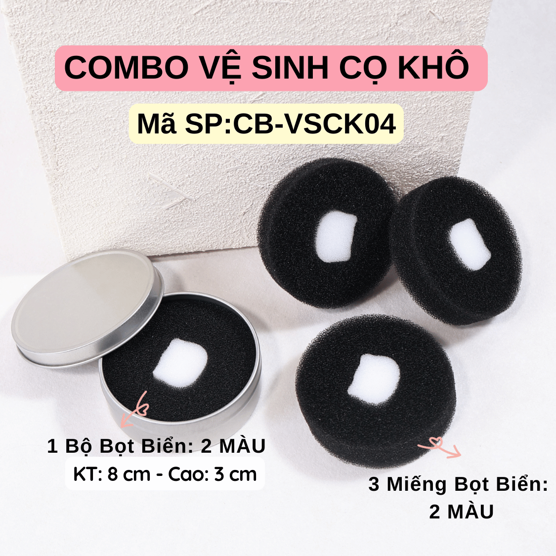 VSCK04 (N) - Combo VS Cọ Khô