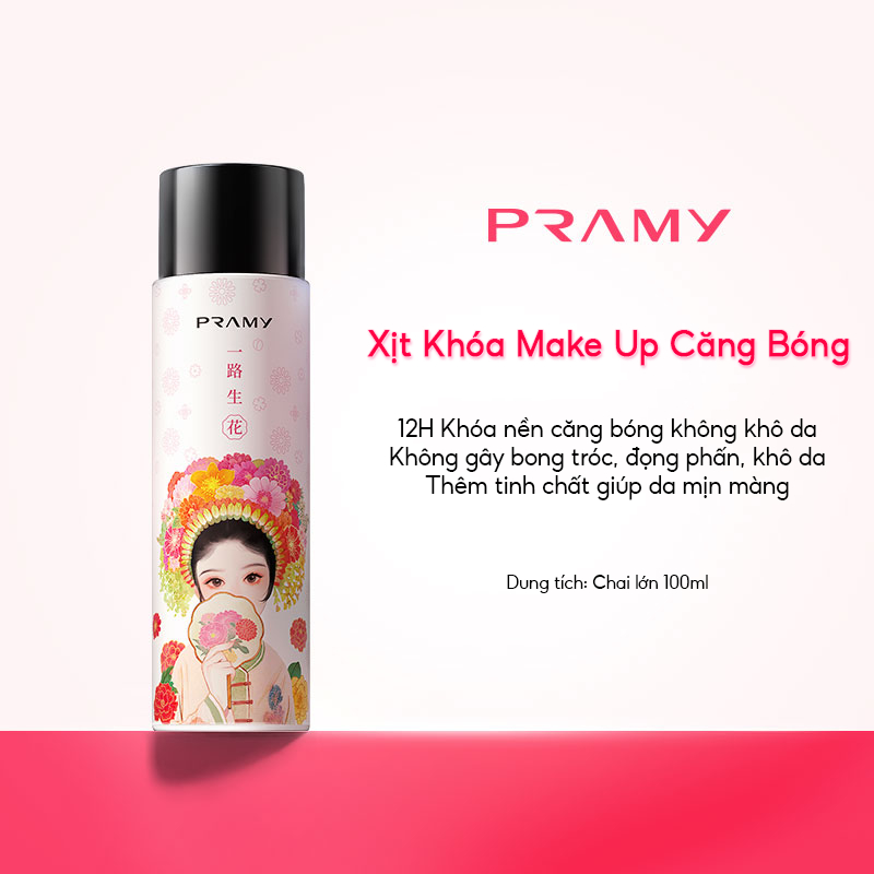PRAMY - Xịt khóa Makeup