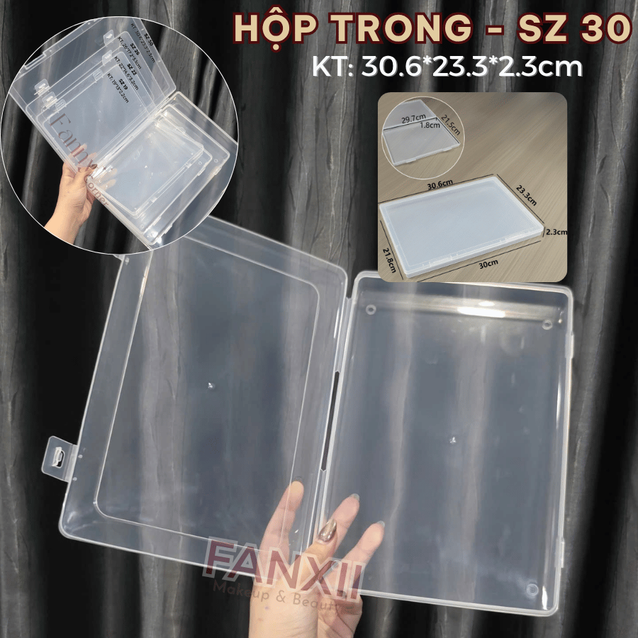 Hộp Nhựa Đựng Mi Giả DIY