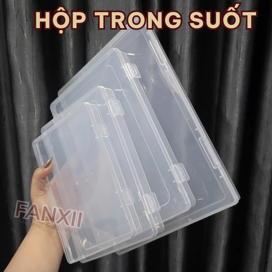 Hộp Nhựa Đựng Mi Giả DIY