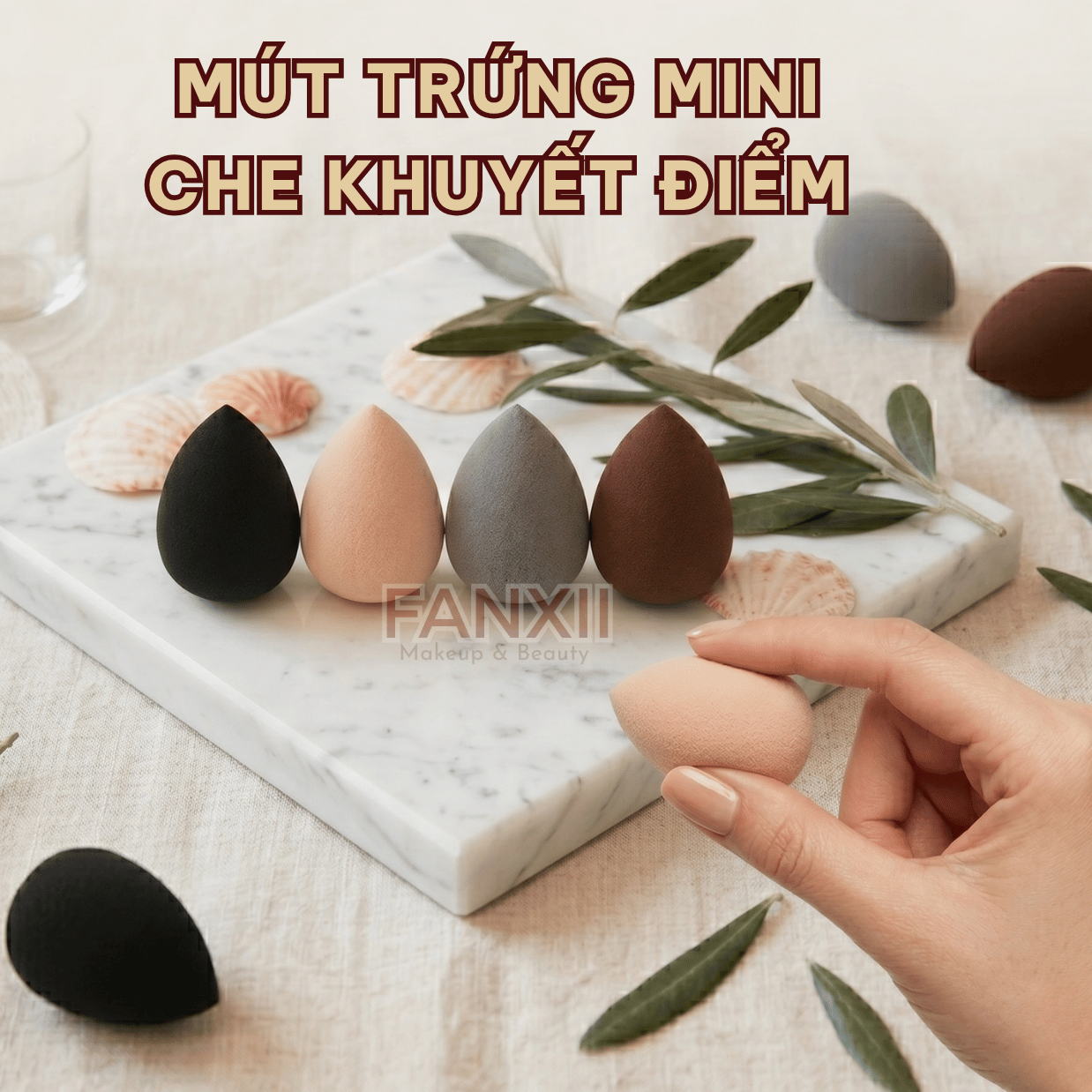 Mút Trứng Mini - Che Khuyết Điểm