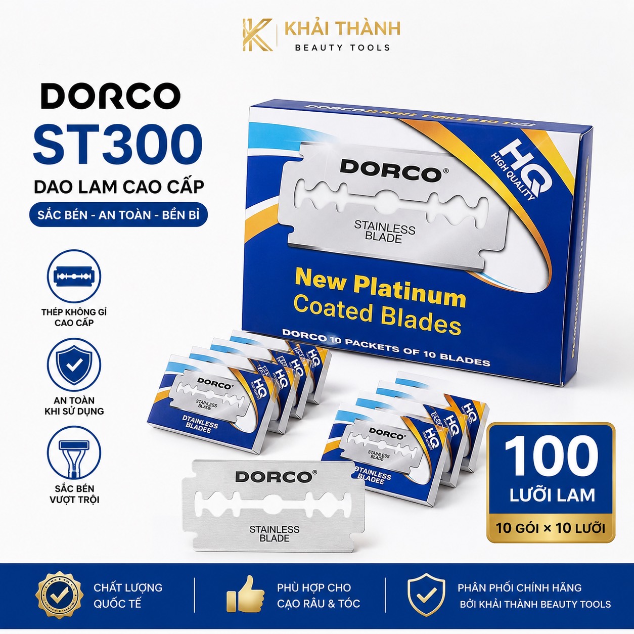 Dao Lam Dorco Stainless Xanh ST300B
