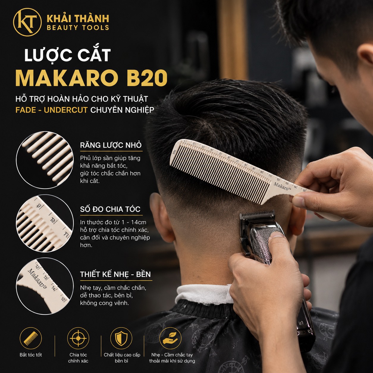 Lược Cắt Makaro B20 (XD-74)