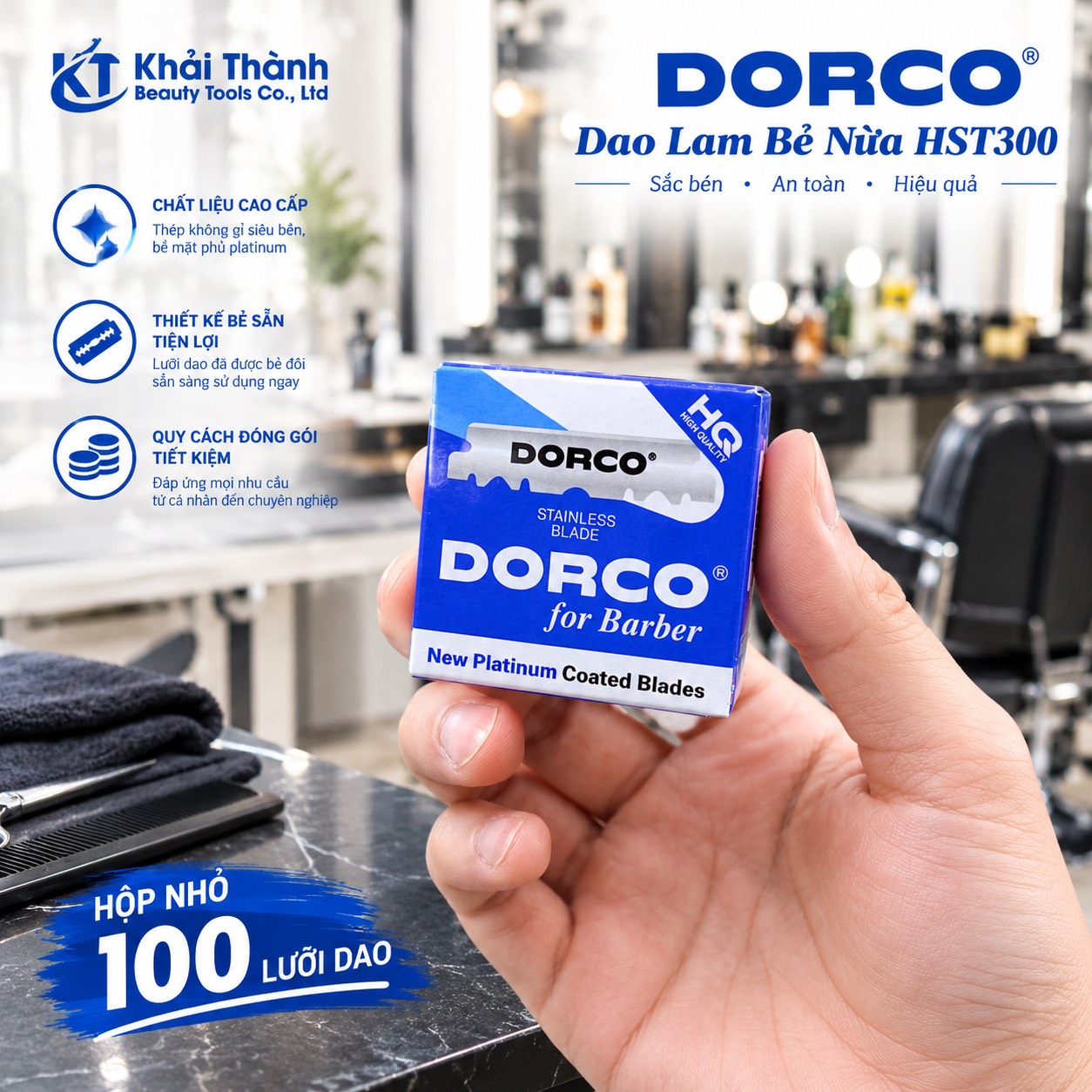 Dao Lam Dorco Bẻ Sẵn HST300