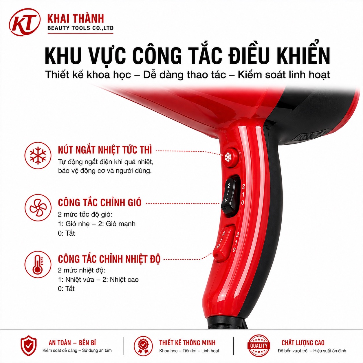 Máy Sấy Tóc Salon 6668