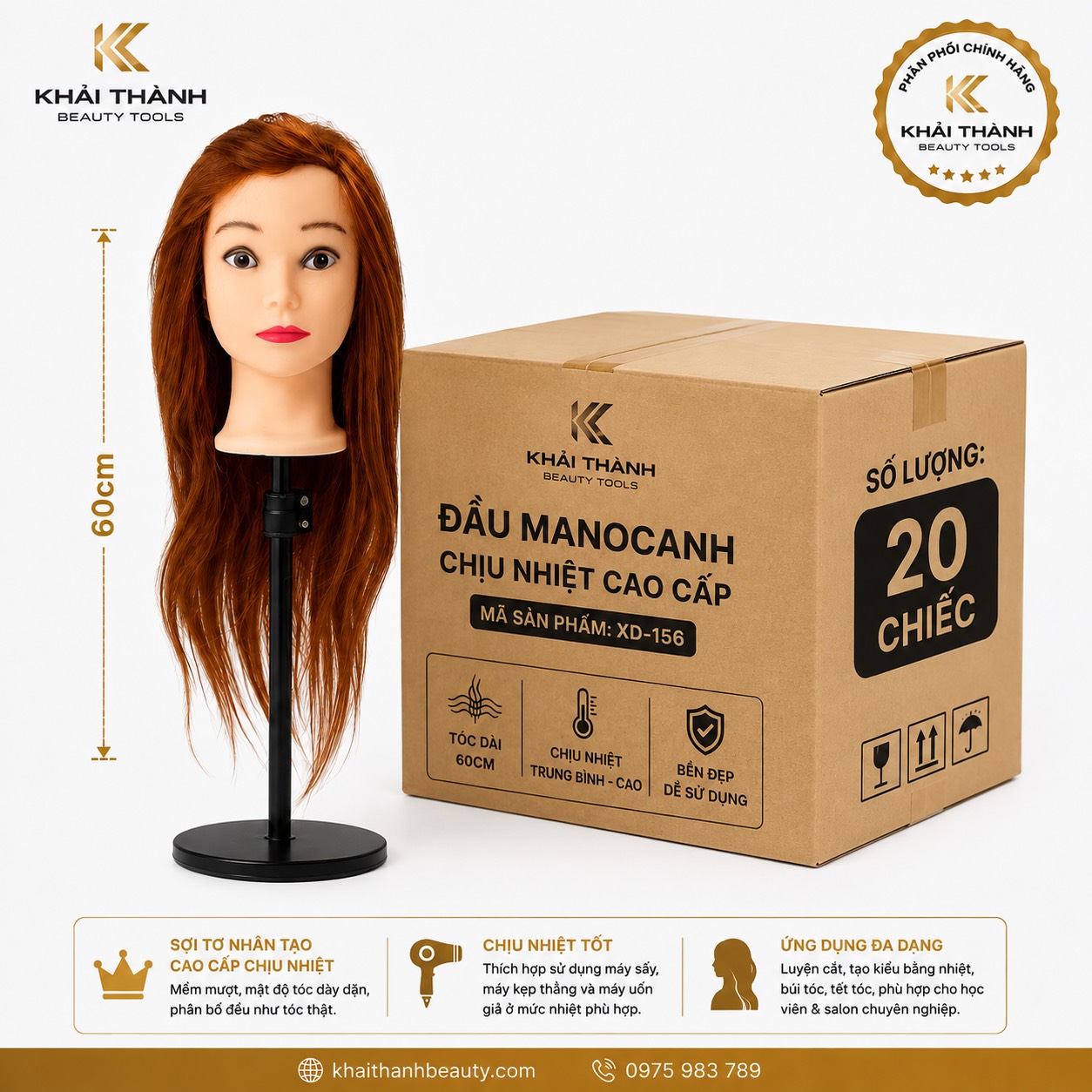 Đầu Canh Chịu Nhiệt Cao Cấp XD-156