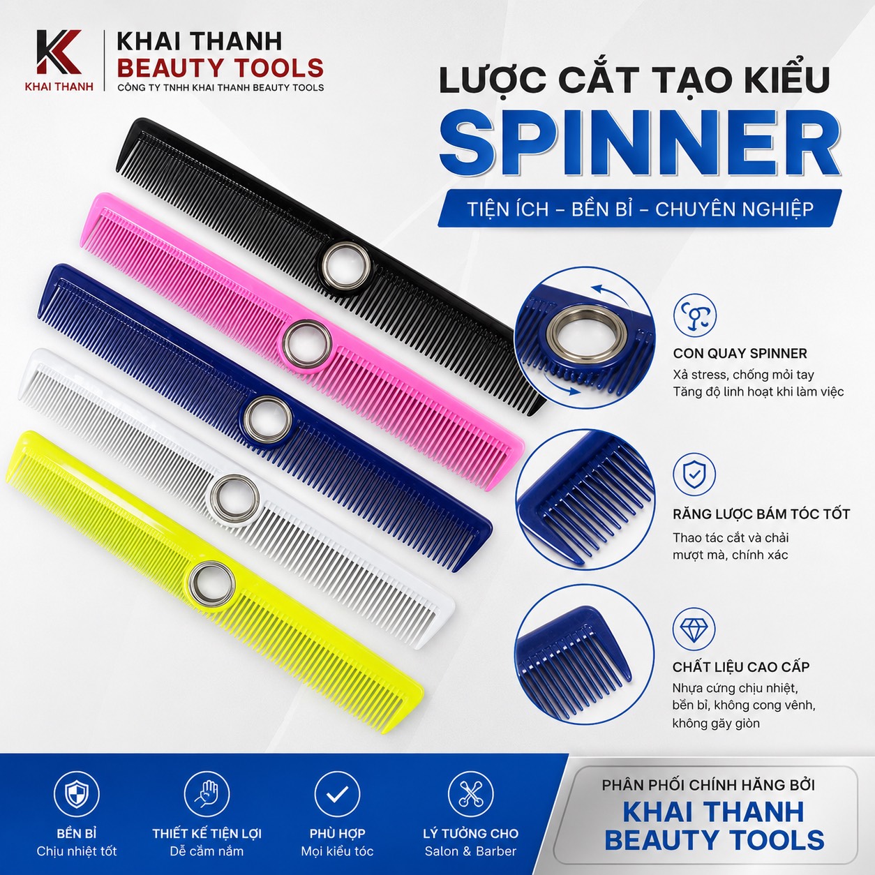Lược Cắt Spinner Barber XD-2