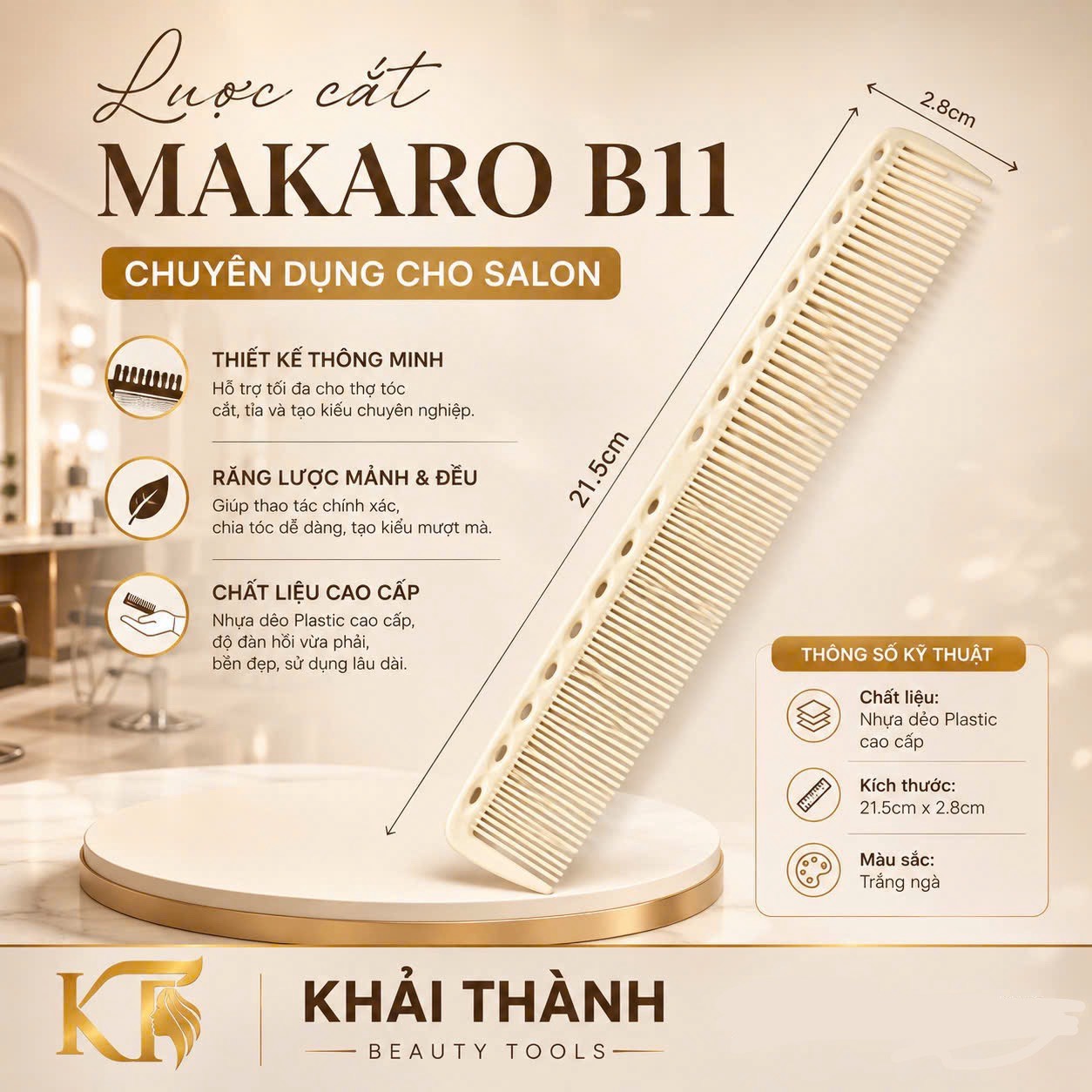 Lược Cắt Makaro B11 (XD-78)