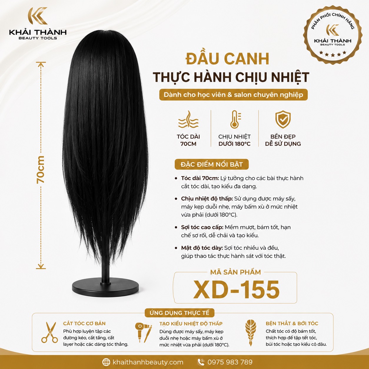 Đầu Canh Cắt Chịu Nhiệt XD-155