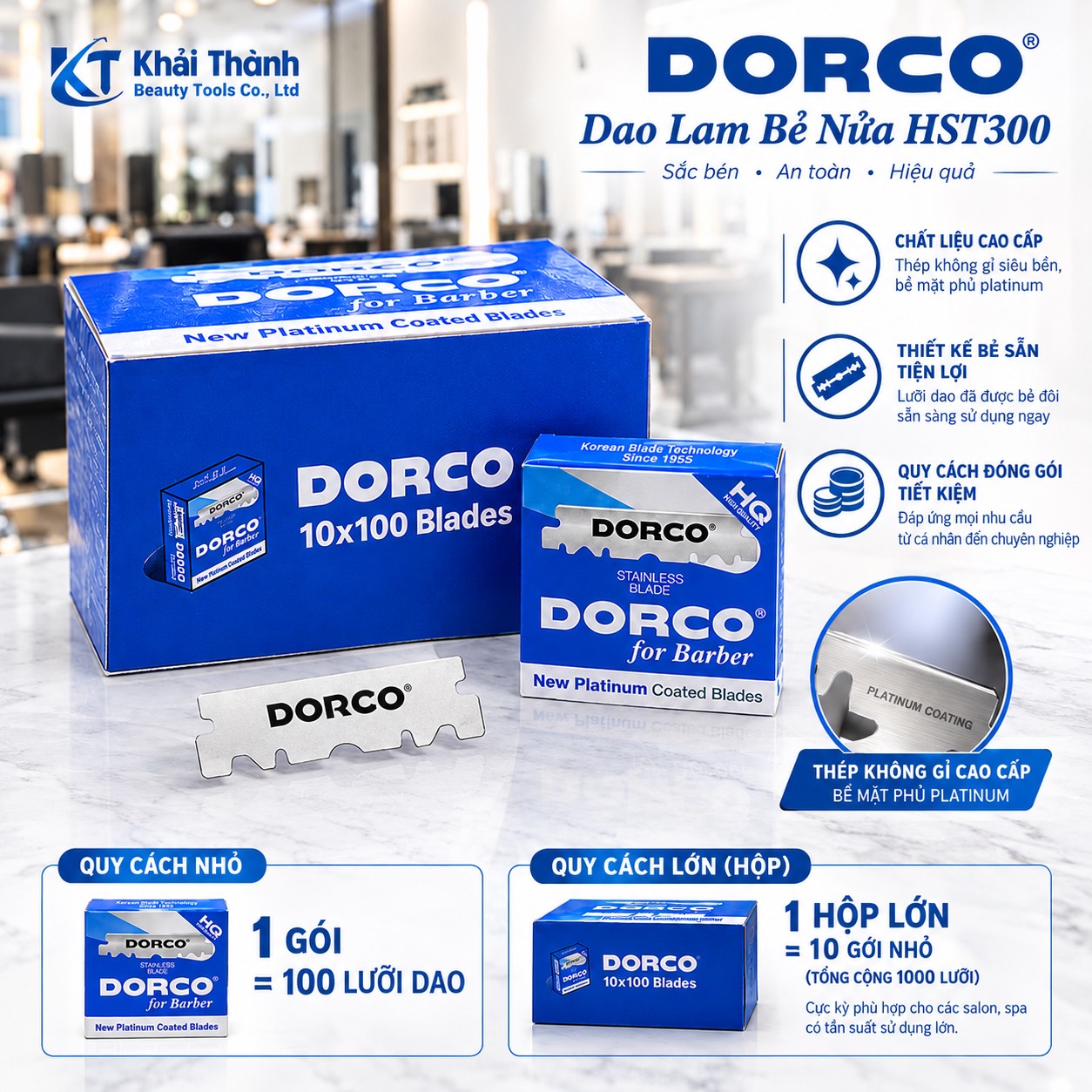 Dao Lam Dorco Bẻ Sẵn HST300