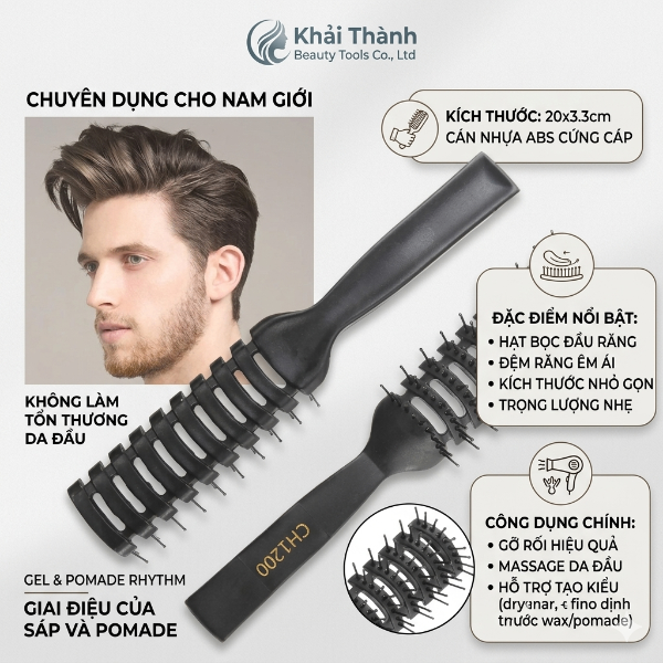 Lược Gỡ Rối Tóc Nam XD-130