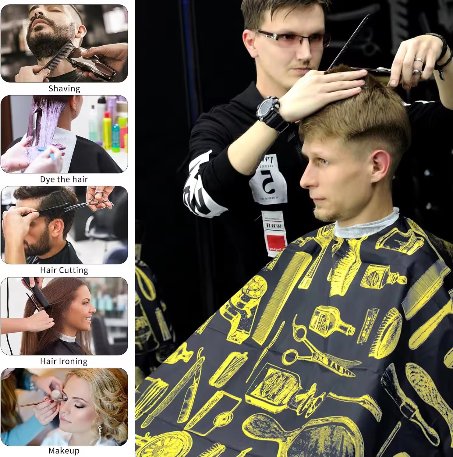 Khăn Cắt Tóc Barber XD-59