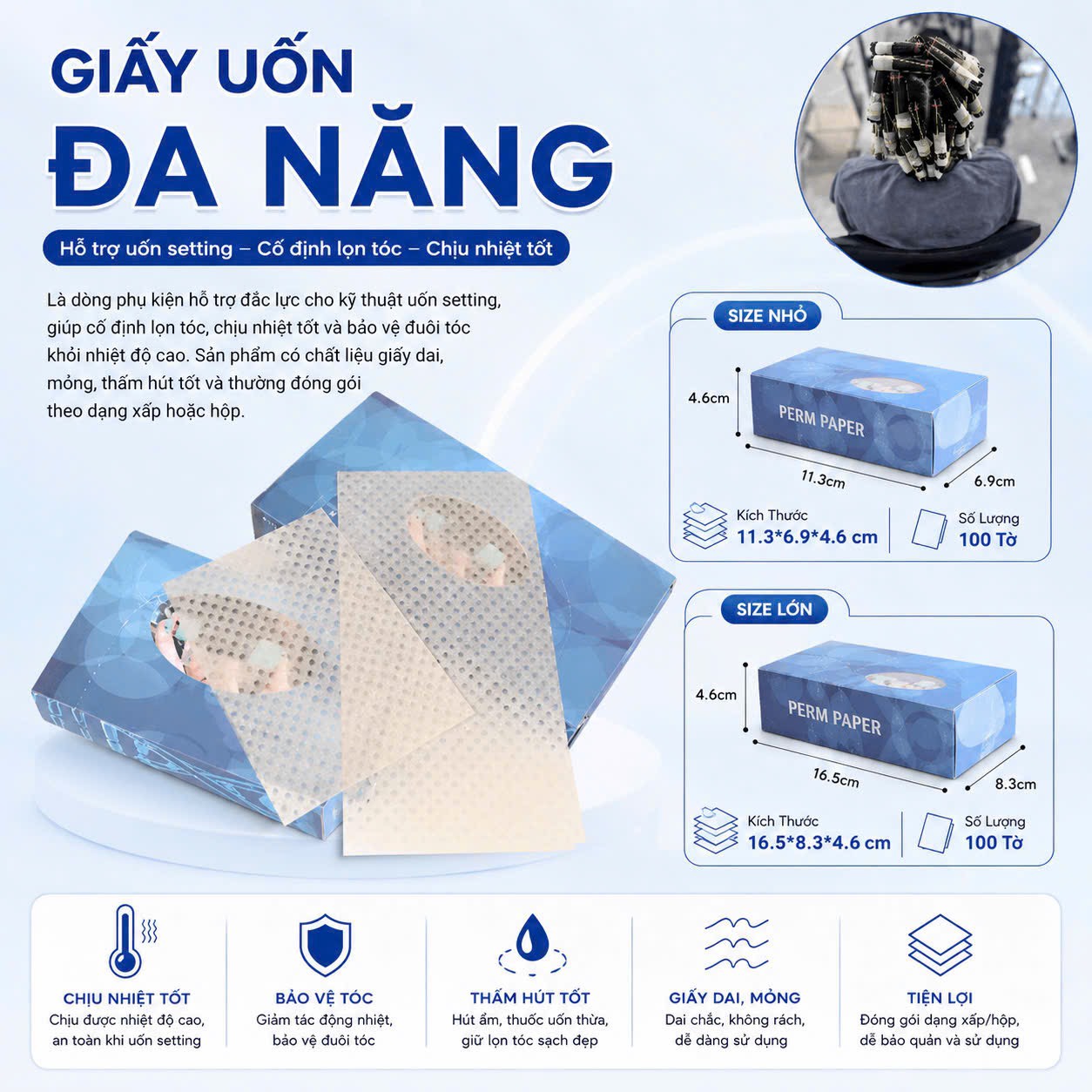 Giấy Uốn Nóng Ailiek