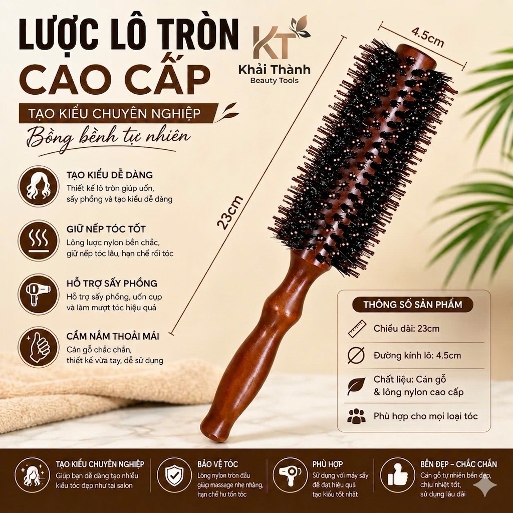 Lu Sấy Cán Gỗ XD-126