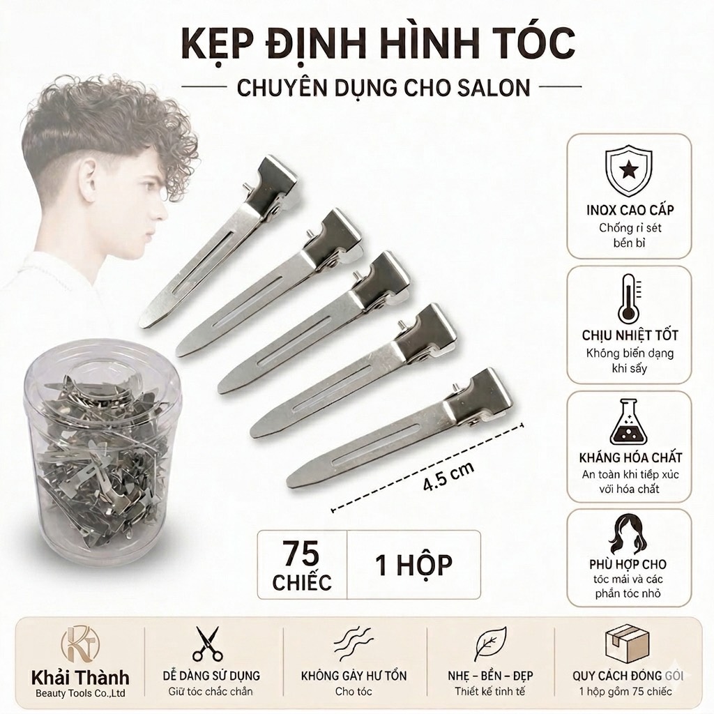 Kẹp Định Hình Inox XD-34