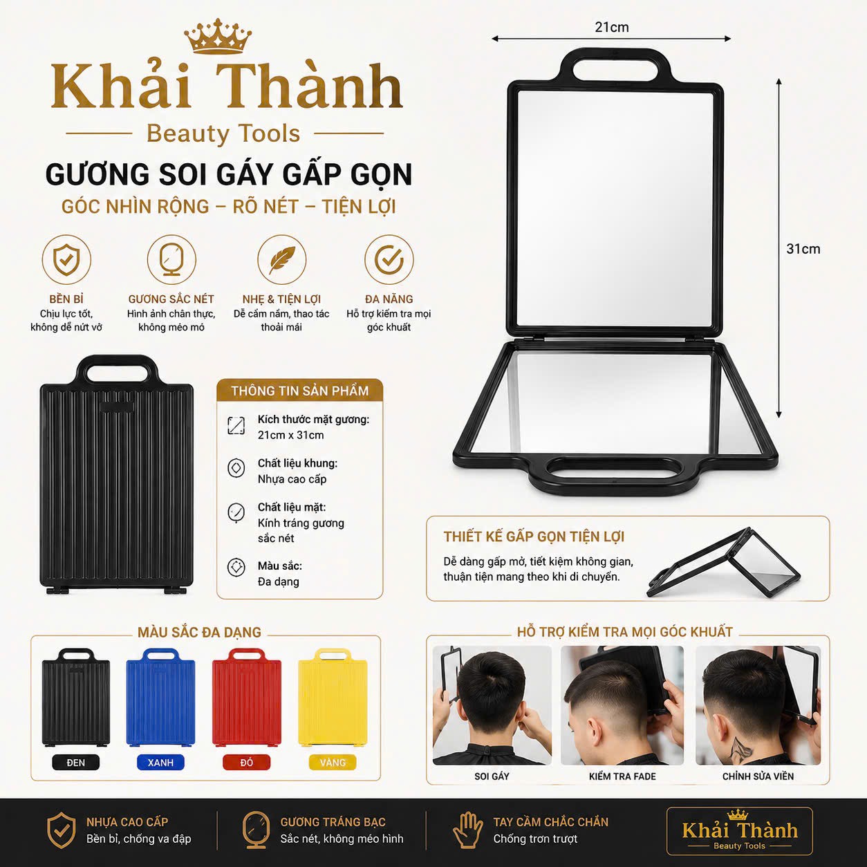 Gương Soi Gáy XD-133
