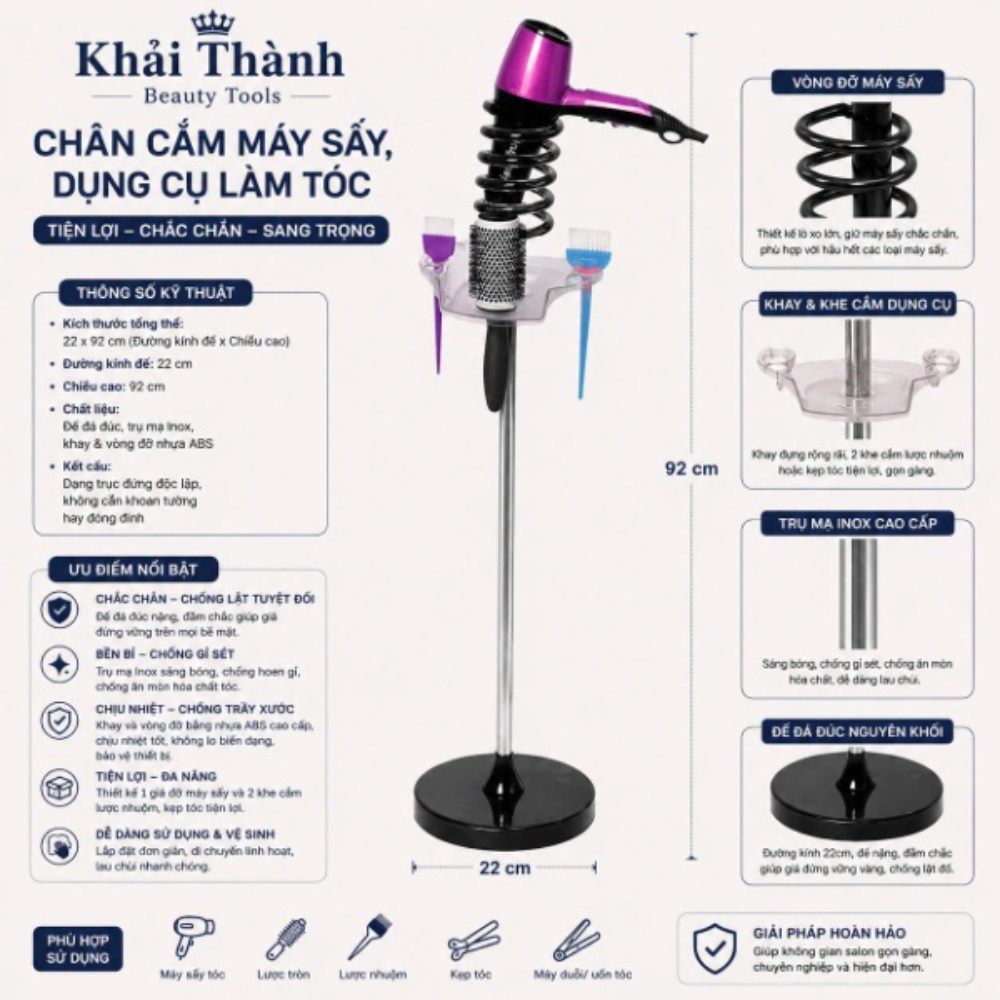 Chân Giữ Máy Sấy XD-144
