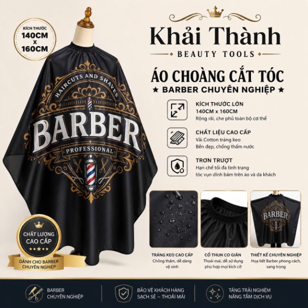 Khăn Cắt Tóc Barber XD-52