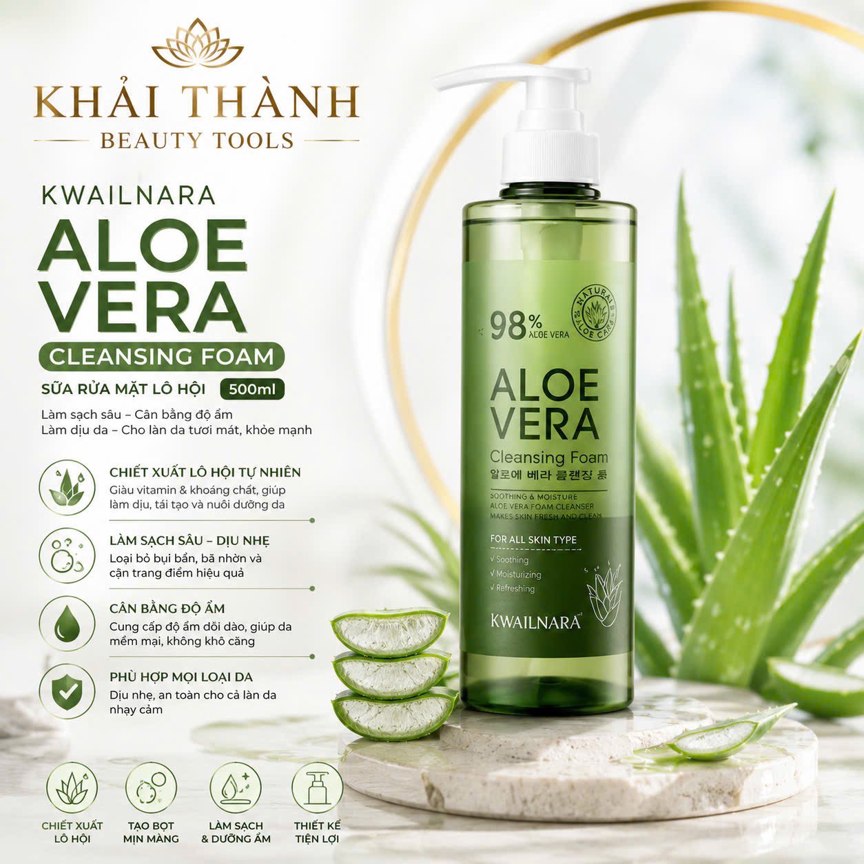 SRM Kwailnara Lô Hội 500ml