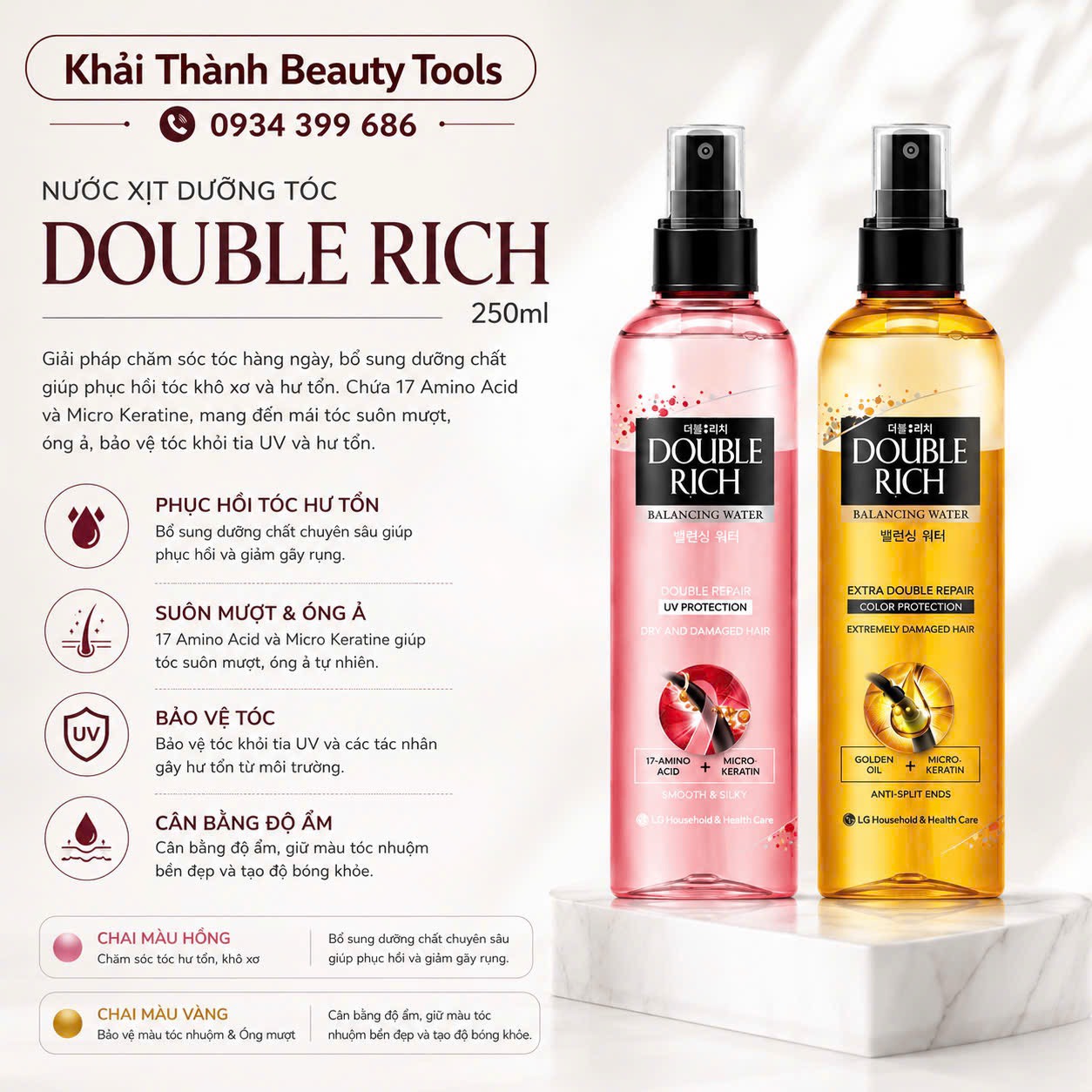 Dưỡng Xịt Double Rich 250ml