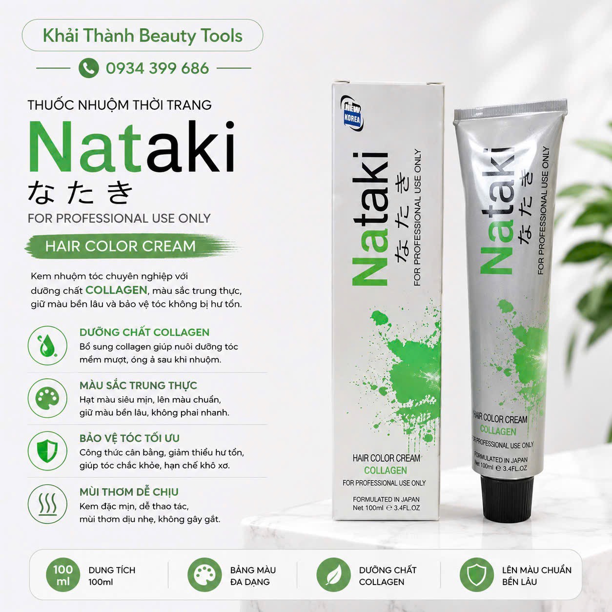 Nhuộm Nataki 100ml